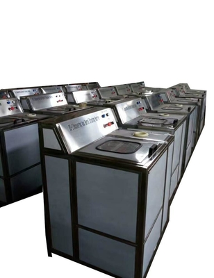 1250*950*1210 Máquina de lavar garrafas semiautomática 300b/h de 3 barris com função de decapagem para 5 galões