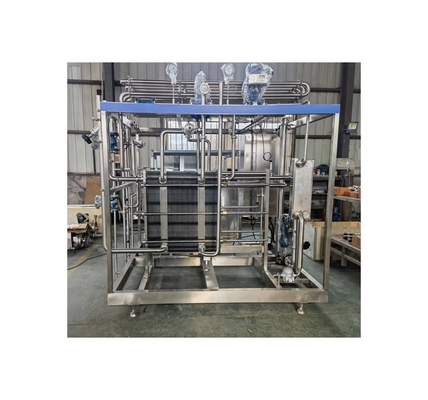Máquina de esterilização de leite Uht para linha de processamento de leite 35 kW Potência