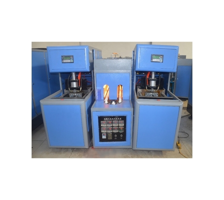 Válvula de alta pressão semi-automática 1 cavidade 5L plástico frascos de pescoço largo máquina de moldagem de sopro com moldes