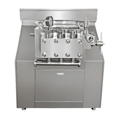 Máquina homogeneizadora de alta pressão de potência de motor de 37 kW para processamento de leite Tipo 5000L/H 25mpa