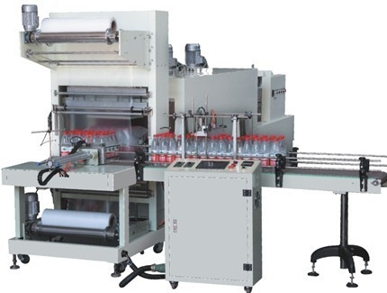 Máquina semi-automática de enrolar bebidas 2800*750*1550mm para garrafas de água mineral