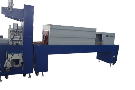 Material de embalagem de plástico garrafa Máquina de embalagem de compressão térmica com forno de compressão térmica