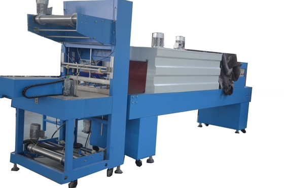 Material de embalagem de plástico garrafa Máquina de embalagem de compressão térmica com forno de compressão térmica