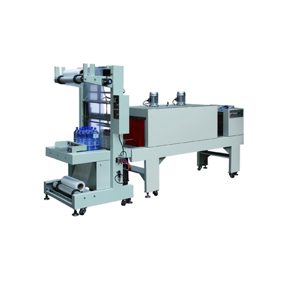 Máquina de embalagem de filmes de encolhimento de garrafas semi-automática a motor elétrico
