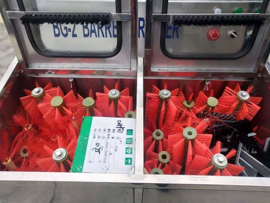 100% precisão de enchimento Semi automático garrafa de 5 litros dentro de enxaguar e fora máquina de escovar para garrafas