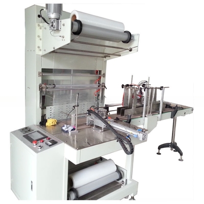 Máquina semiautomática de embalagem de garrafas de óleo com túnel de encolhimento térmico e tipo de filme PE