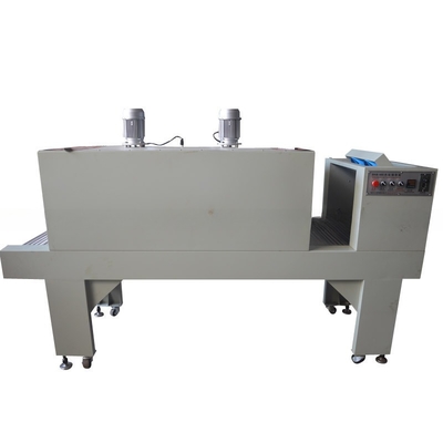 Máquina semiautomática de embalagem de garrafas de óleo com túnel de encolhimento térmico e tipo de filme PE