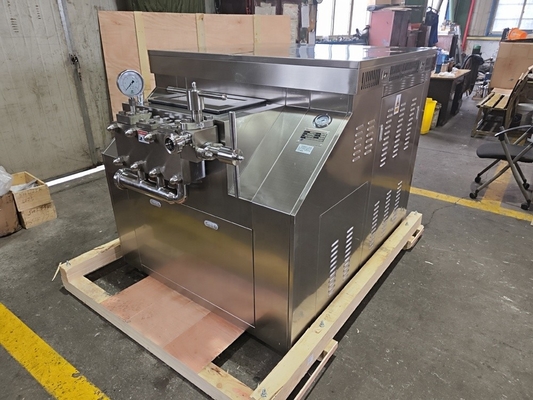 Máquina homogeneizadora de gordura de alta pressão de 37 kW para linha de processamento de leite Tipos de processamento de leite