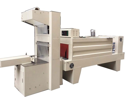 Máquina de embalagem para garrafa de água mineral semiautomática com túnel de encolhimento por calor