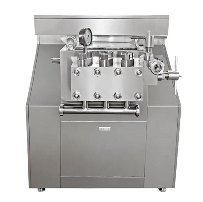 2000L/H 25mpa Homogeneizador de dois estágios para transformação de produtos lácteos