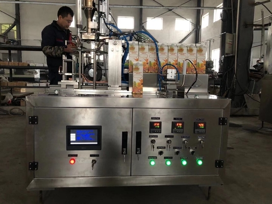 Máquina de enchimento de cartão superior de 500b/h para armazenamento a temperatura normal