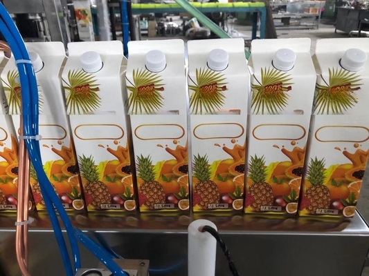Máquina de enchimento de cartão superior de 500b/h para armazenamento a temperatura normal