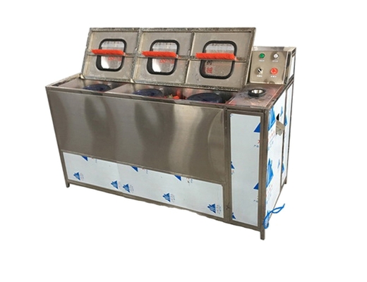 Enchimento de garrafas de água Máquina de escovagem de garrafas semiautomática de 3 garrafas tipo 5 galões