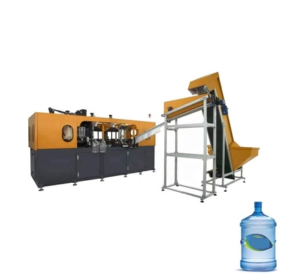 4300 KG Máquina de sopro de garrafas de PET de duas cavidades totalmente automática para garrafas de 10 a 20 L