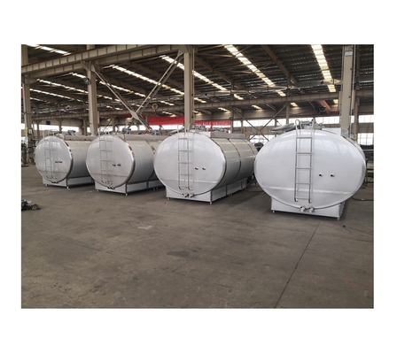 Tanque de refrigeração de leite de aço inoxidável 500 kg Capacidade de equipamento de instalação de transformação de leite