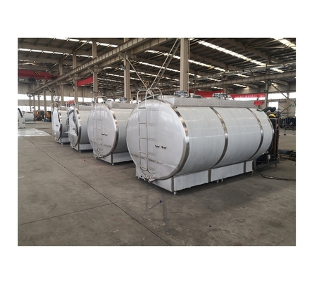Tanque de refrigeração de leite de aço inoxidável 500 kg Capacidade de equipamento de instalação de transformação de leite
