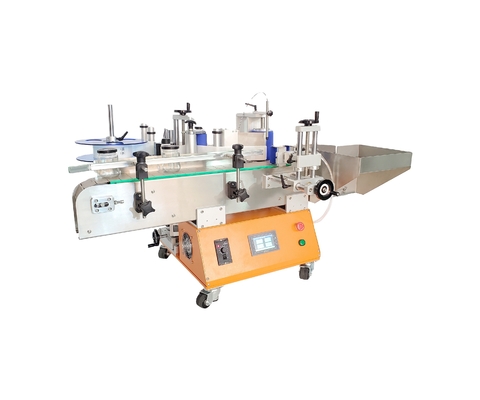 Máquina de rotulagem autoadhesiva de garrafas de escritório para rotulagem precisa de produtos alimentares