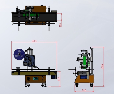 Máquina de rotulagem autoadhesiva de garrafas de escritório para rotulagem precisa de produtos alimentares
