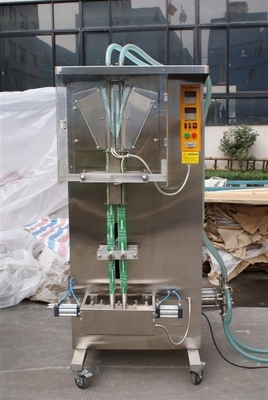 Máquina de enchimento de saquetes de água líquida 2000b/h com código de data e saco de tipo de embalagem