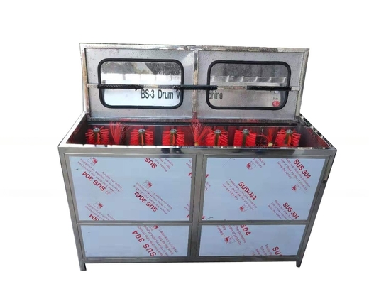 Máquina de lavagem interna de garrafas de 5 galões semiautomática de 195 kg na produção de bebidas