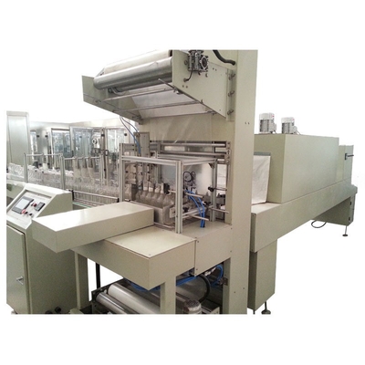 Máquina de embalagem de garrafas de água mineral conveniente com tecnologia de encolhimento térmico