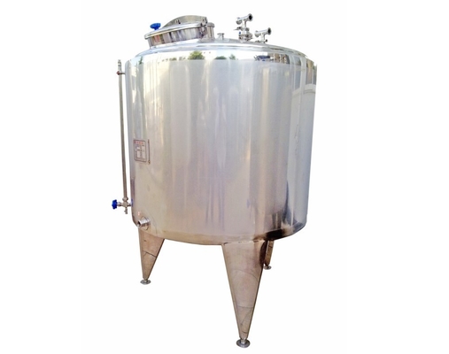 1250*1250*1900mm Tanque de incubação de iogurte sanitário alimentar com material de aço inoxidável