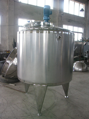 1250*1250*1900mm Tanque de incubação de iogurte sanitário alimentar com material de aço inoxidável