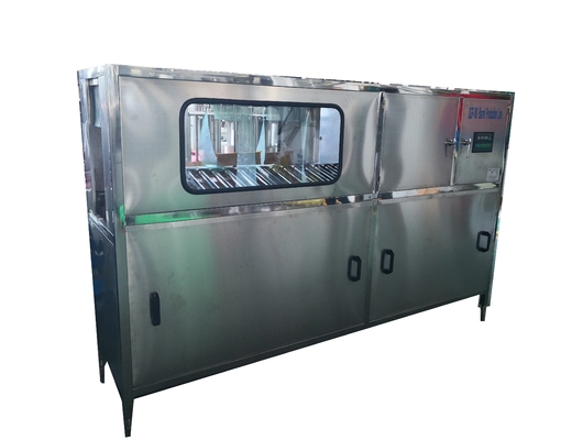 2950X800X1600MM Lojas de alimentos e bebidas 5 galões tambor enxaguante máquina de enchimento e tampa