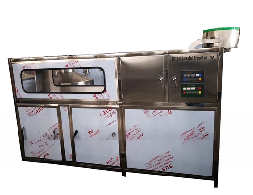 2950X800X1600MM Lojas de alimentos e bebidas 5 galões tambor enxaguante máquina de enchimento e tampa