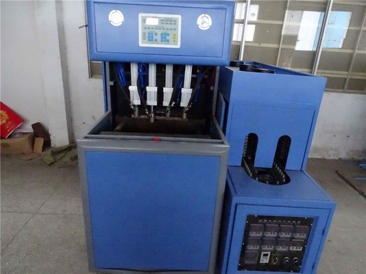 Máquina de sopro de garrafas de PET semiautomática de 4 cavidades para fabricação de garrafas de plástico