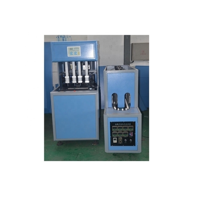 Máquina de sopro de garrafas de PET semiautomática de 4 cavidades para fabricação de garrafas de plástico