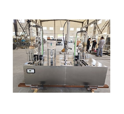 Máquina de embalagem e preenchimento de cartões de iogurte de 600BPH com precisão de preenchimento de 100%