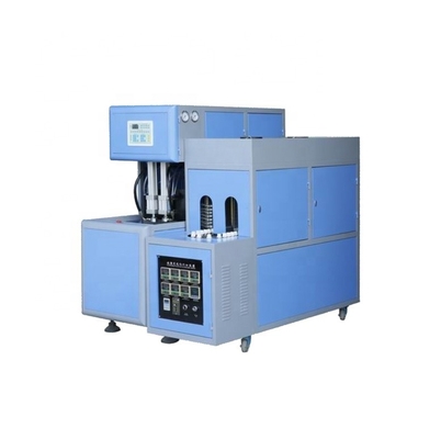 Embalagem de óleo 2 Máquina de sopro de garrafas de óleo semi-automática de cavidade com força de aperto de 50kN
