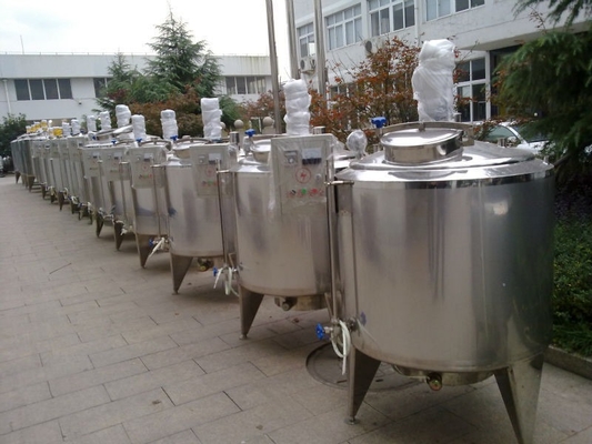 SUS304/316L Tanque de armazenamento de puré de tomate para a produção de celulose de frutas em instalações de fabrico