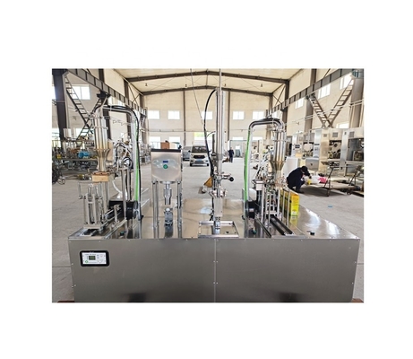 Máquina de preenchimento de embalagens de aço inoxidável de grau alimentício 400 caixas 1000 ml