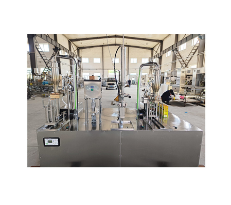 Máquina de preenchimento de embalagens de aço inoxidável de grau alimentício 400 caixas 1000 ml