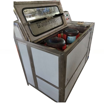 Fácil de operar Máquina de lavagem de garrafas e garrafas semiautomática dupla tipo 5 galões 195 KG