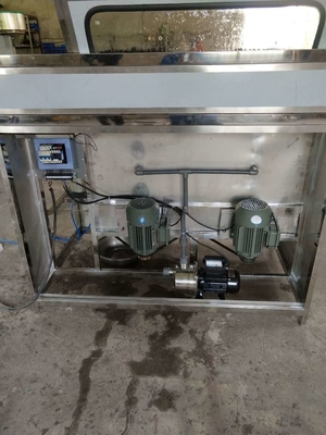 Fácil de operar Máquina de lavagem de garrafas e garrafas semiautomática dupla tipo 5 galões 195 KG