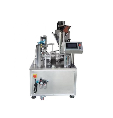 Máquina de vedação de enchimento de copos de iogurte de leite rotativo de pequena capacidade a 2000 xícaras/hora