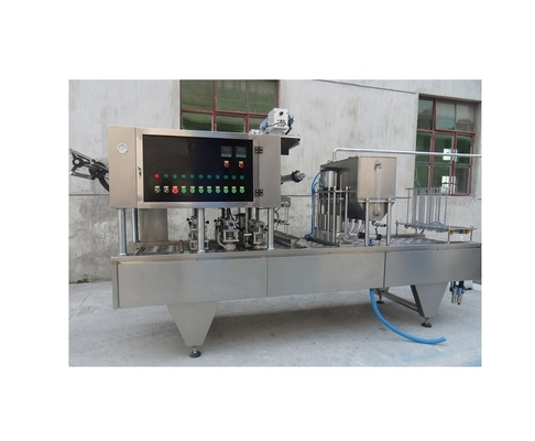 Consumo máximo de ar 0,5 m3/min Máquina de vedação para enchimento de copos de sorvete de iogurte