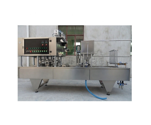 Máquina de preenchimento e vedação de copos de plástico para fazendas