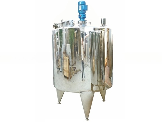 1050*1050*1850mm Tanque de armazenamento asséptico de leite de aço inoxidável para conservação de leite