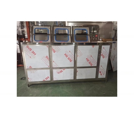 Máquina de lavar garrafas de 5 litros de 100 BPH Máquina de lavar barris de 20 litros para fazendas