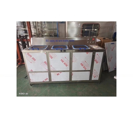 Máquina de lavar garrafas de 5 litros de 100 BPH Máquina de lavar barris de 20 litros para fazendas