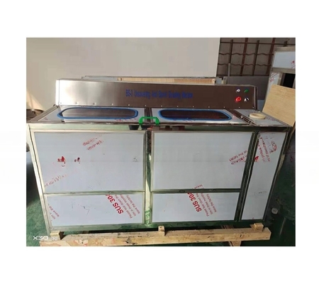 Máquina de lavagem de água em garrafas semiautomática de barril interno externo com velocidade de 100 BPH