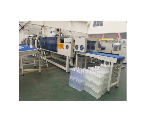Pressão do gás de trabalho 0,6-0,8 Mpa Máquina de embalagem de túneis de película de garrafa para encolhimento