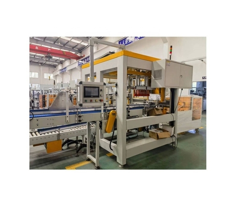 Máquina de embalagem de caixas de cartão personalizáveis para abastecimento de ar 5-6 kg/cm2 e material de papel