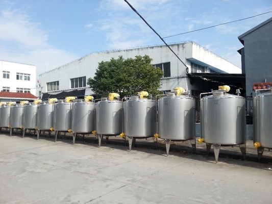 Caldeira elétrica de leite de 300L para solução de envelhecimento e processamento de sorvete