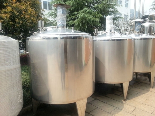 Tanque de fermentação SUS304 espelho polido para processamento de sumos de frutas sanitários