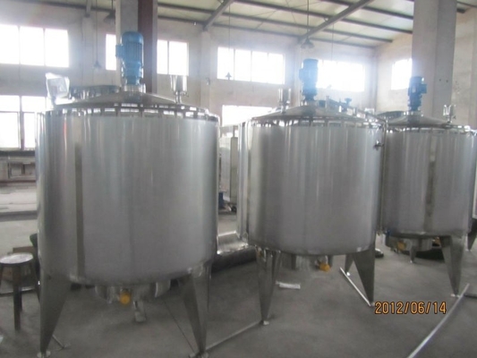 Tanque de fermentação SUS304 espelho polido para processamento de sumos de frutas sanitários